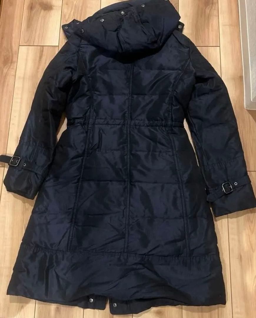 BURBERRY LONDON　ダウンロングコート　 40シャドーチェック