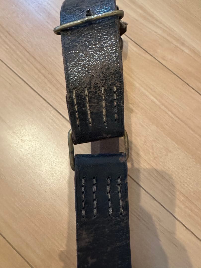 大日本帝国陸軍用軍装ベルト　　　当時物　骨董品