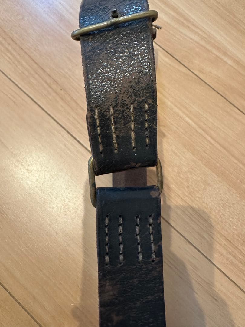 大日本帝国陸軍用軍装ベルト　　　当時物　骨董品