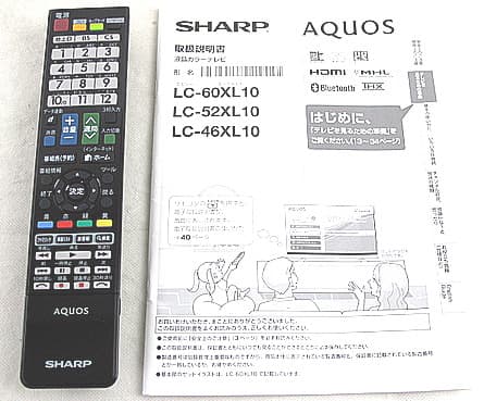 SHARPアクオス　クアトロンプロ　LC-60XL10　60インチ　2014