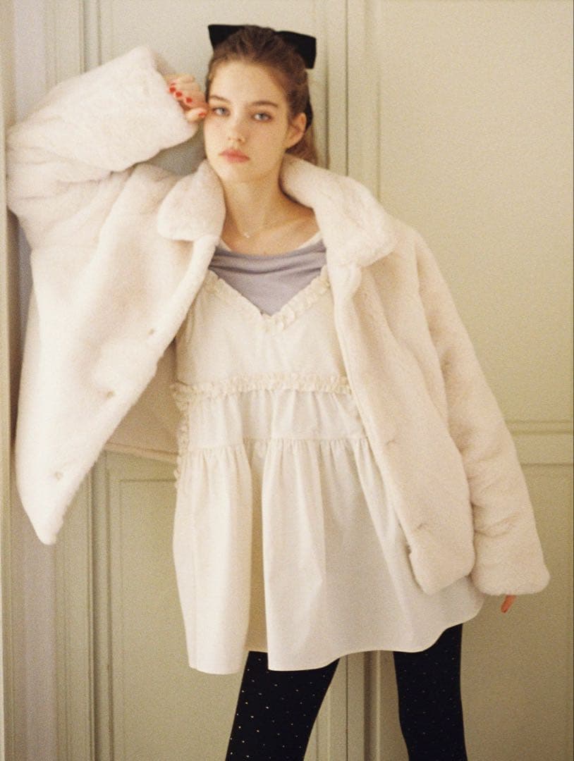 ワンピース ALLISON BROWN Fairy Frill Mini Dress