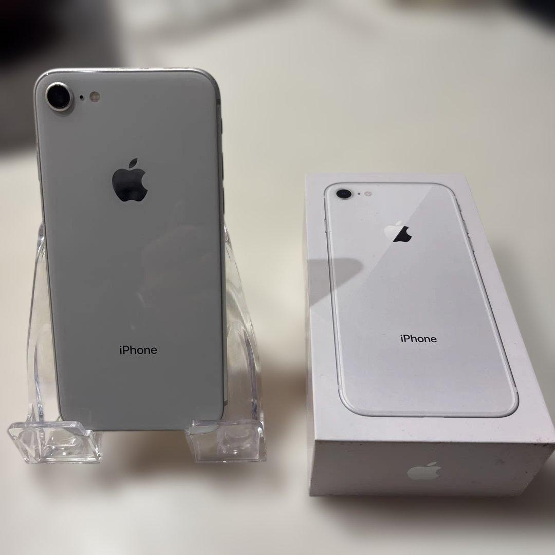 【美品｜SIMフリー｜箱付き】Apple iPhone 8 ホワイト 本体