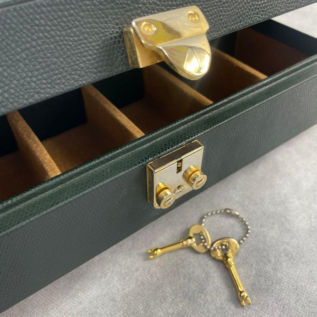 BALLY/バリー、腕時計ケース、ジュエリーケース、小物入れ、本革、鍵付き