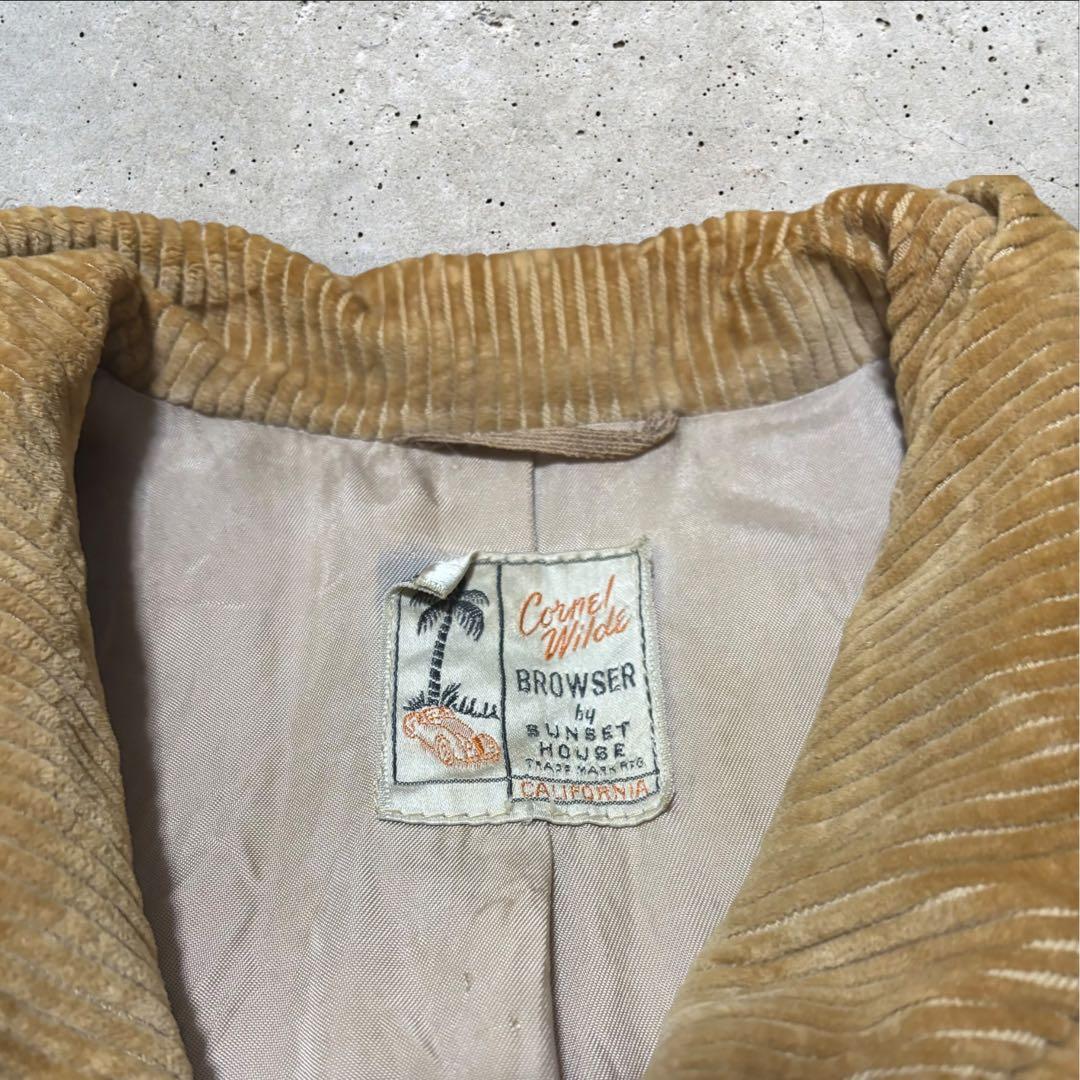 ロッキンベアー希少ビンテージ50sSUNSETHOUSEコーデュロイ