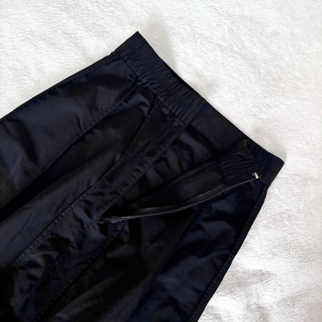 UN3D.　アウトシームスカート　ブラック　アンスリード　36 ロング　モード