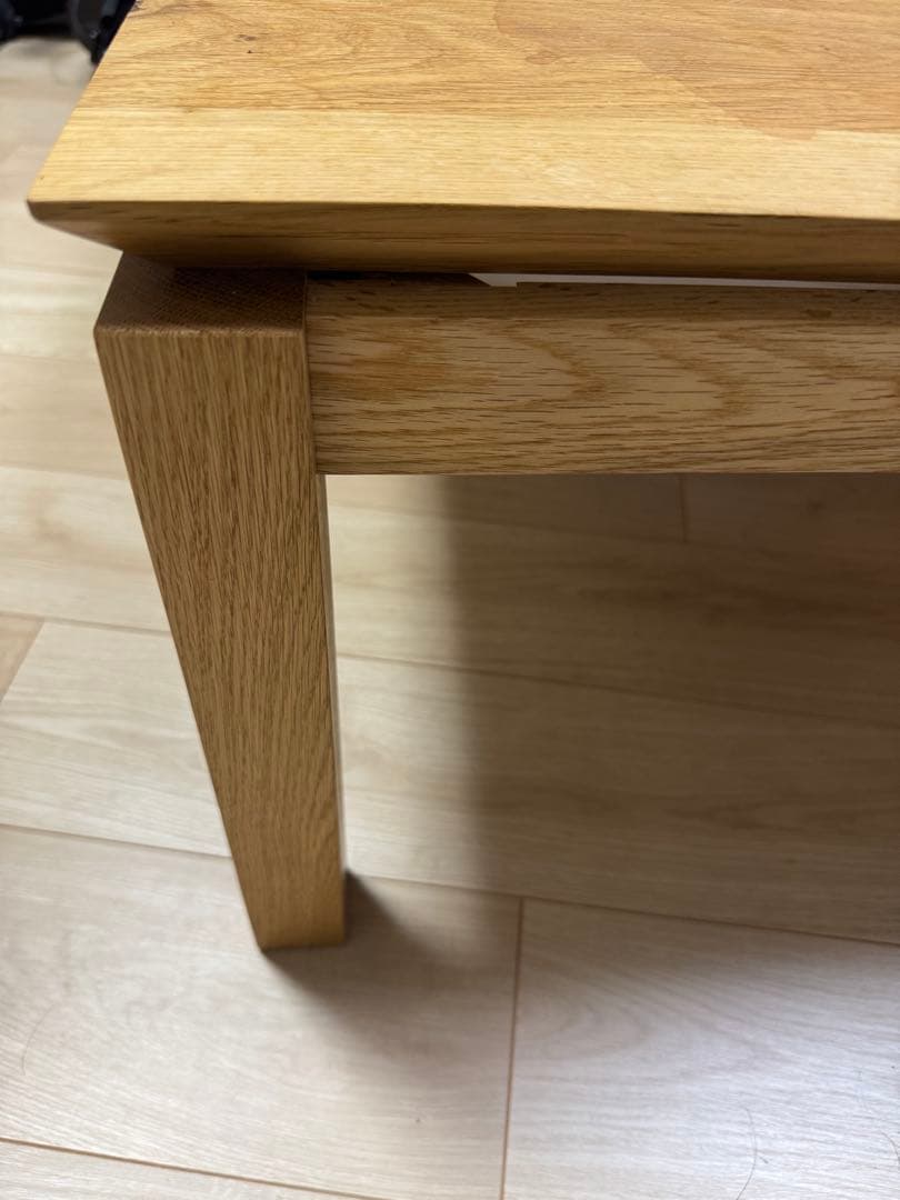 h*0様 オーク無垢材 オーダーメイド 家具調こたつ テーブル