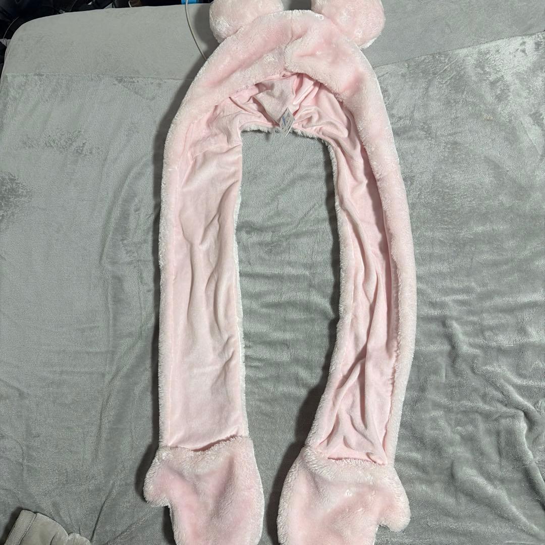 ディズニー ファンキャップマフラー パルパルーザ ピンク　即日配送します‼️