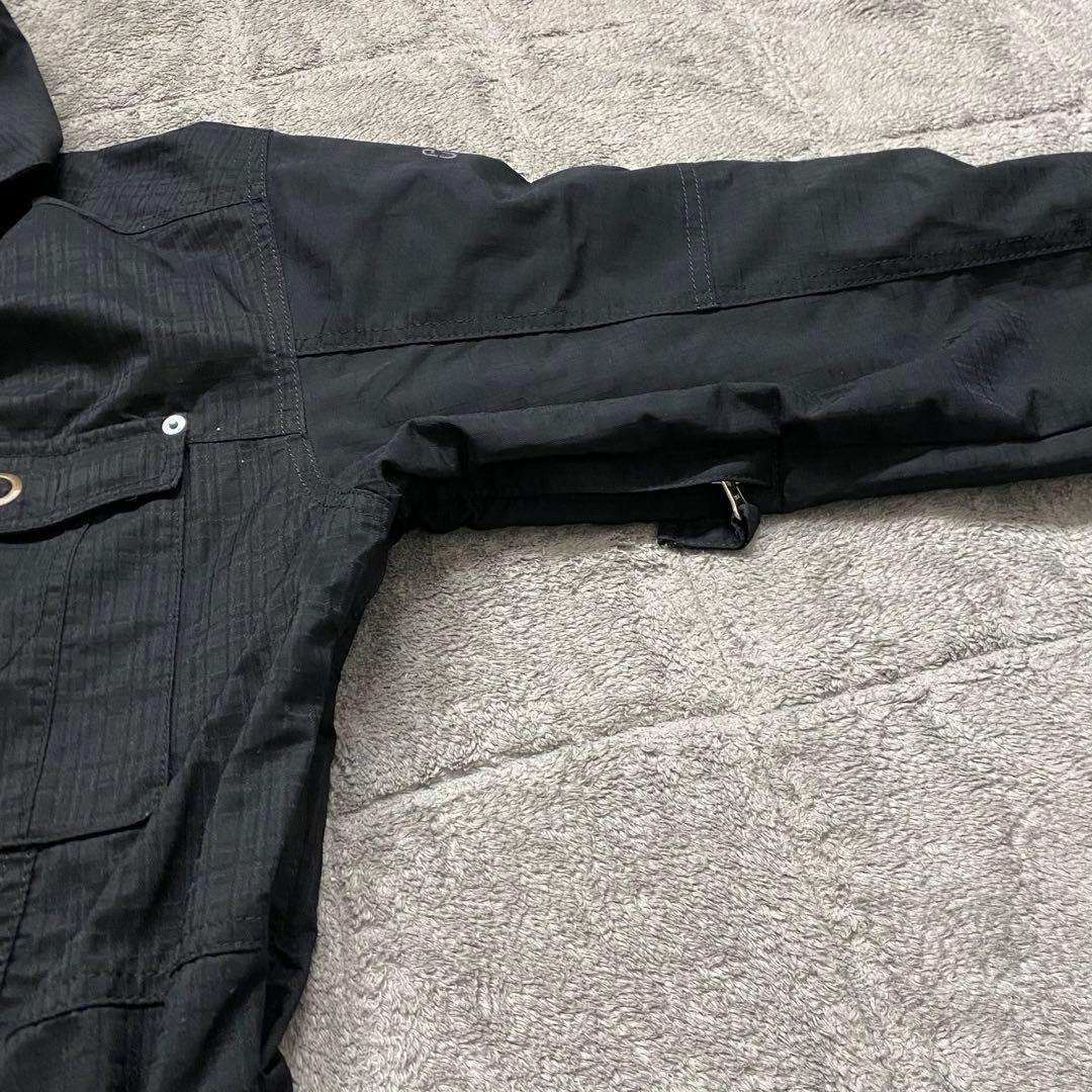 【美品】estivo エスティボ　スノボ　スキー　ウェア　つなぎ　ブラック