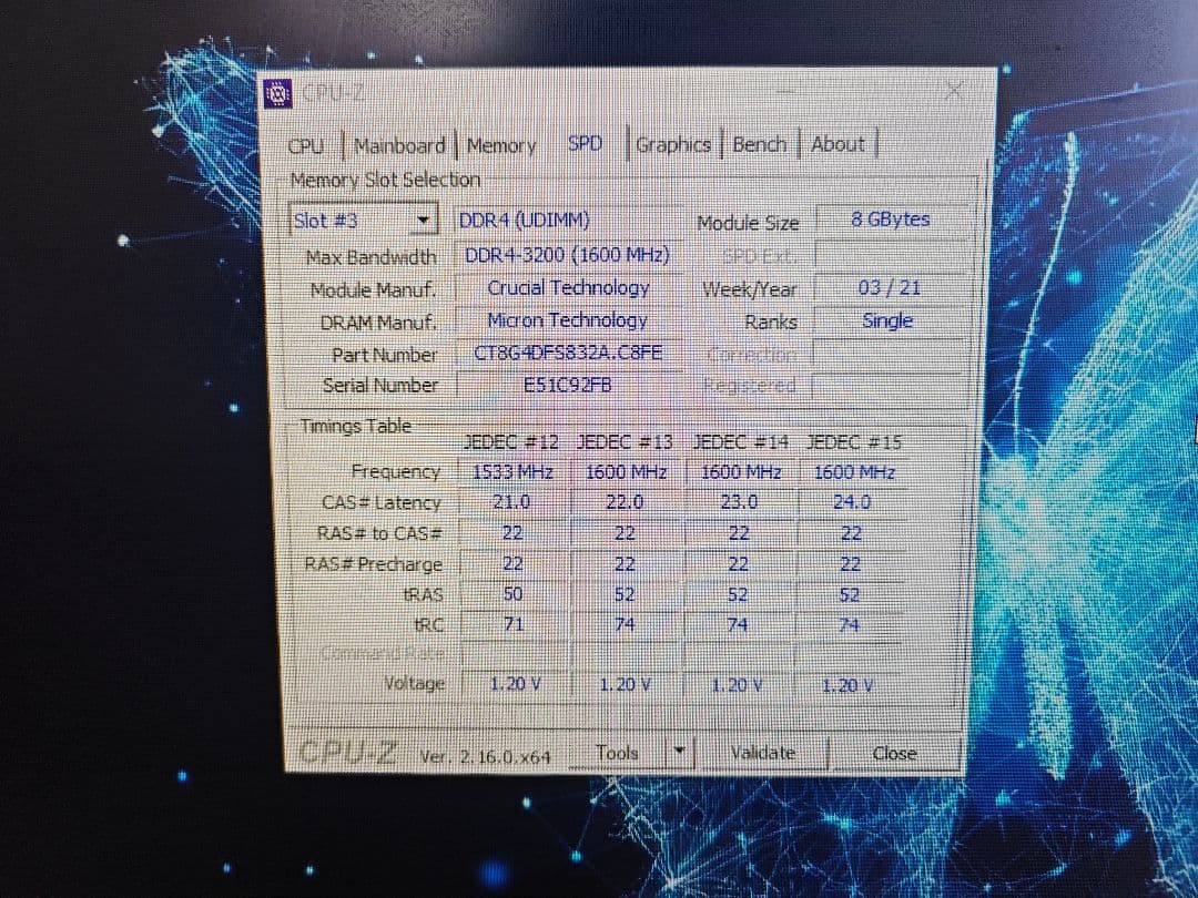 Crucial DDR4 メモリ 8GB × 2枚セット