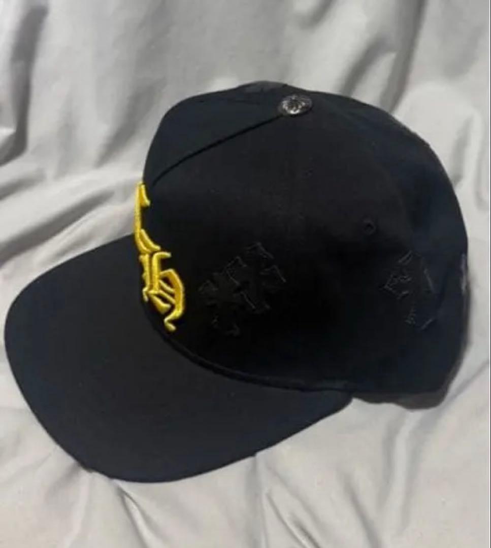 CHROME HEARTS ロゴ刺繍　ベースボールキャップ