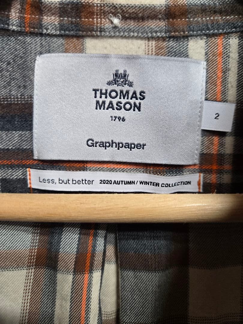 トップス Graphpaper GP Check B.D Box Shirt