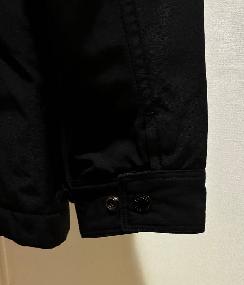 【美品】Schott ミリタリー ブラック ブルゾン