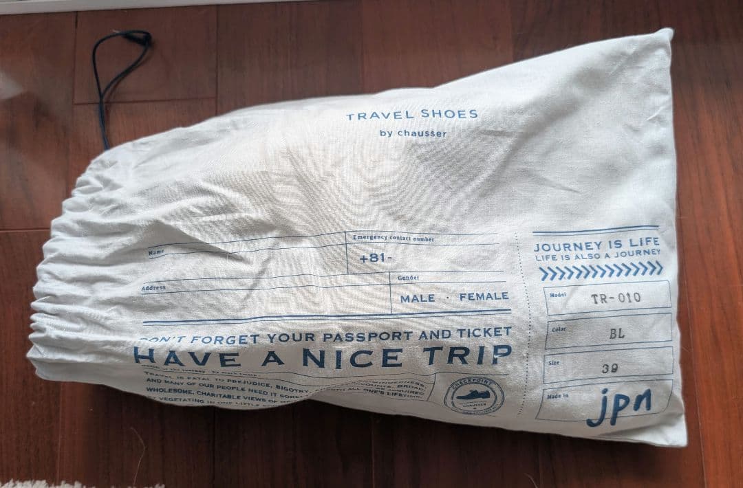 トラベルシューズ by ショセ 晴雨兼用ドクターシューズ 39（24〜24,5）