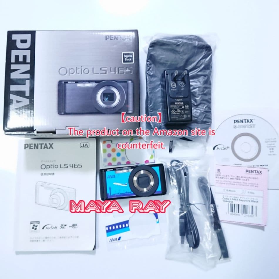 【激レア】ANA ペンタックス コンパクトデジタルカメラ Optio LS465