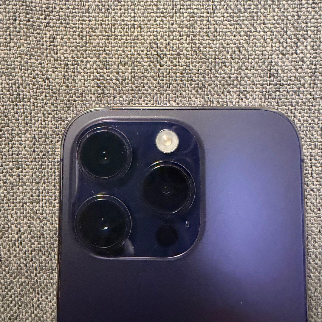 【美品】iPhone 14 pro 128GB ディープパープル　本体のみ