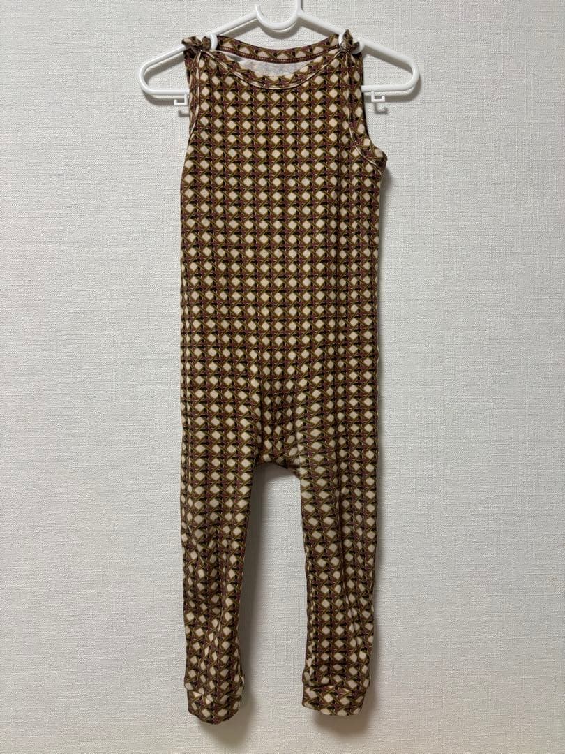 ロンパース・カバーオール Misha&Puff Baby Snap Overall lattice