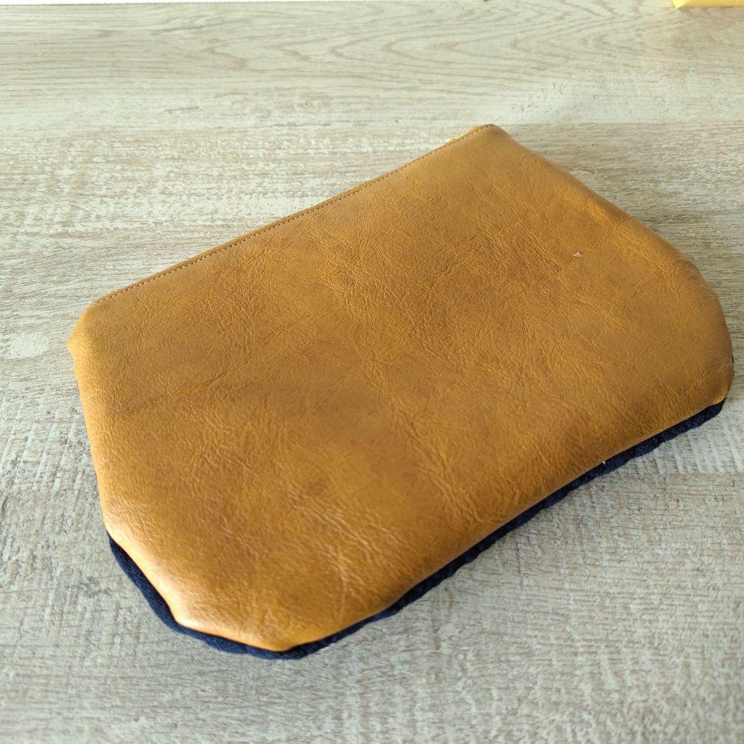 【ゴンちゃん様】がま口ボディバッグ　アランニット　ハンドメイド