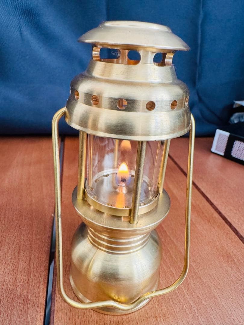 2in1 真鍮製 超小型オイルランプ ゴールゼロ用ランプシェード たまゆらタイプ