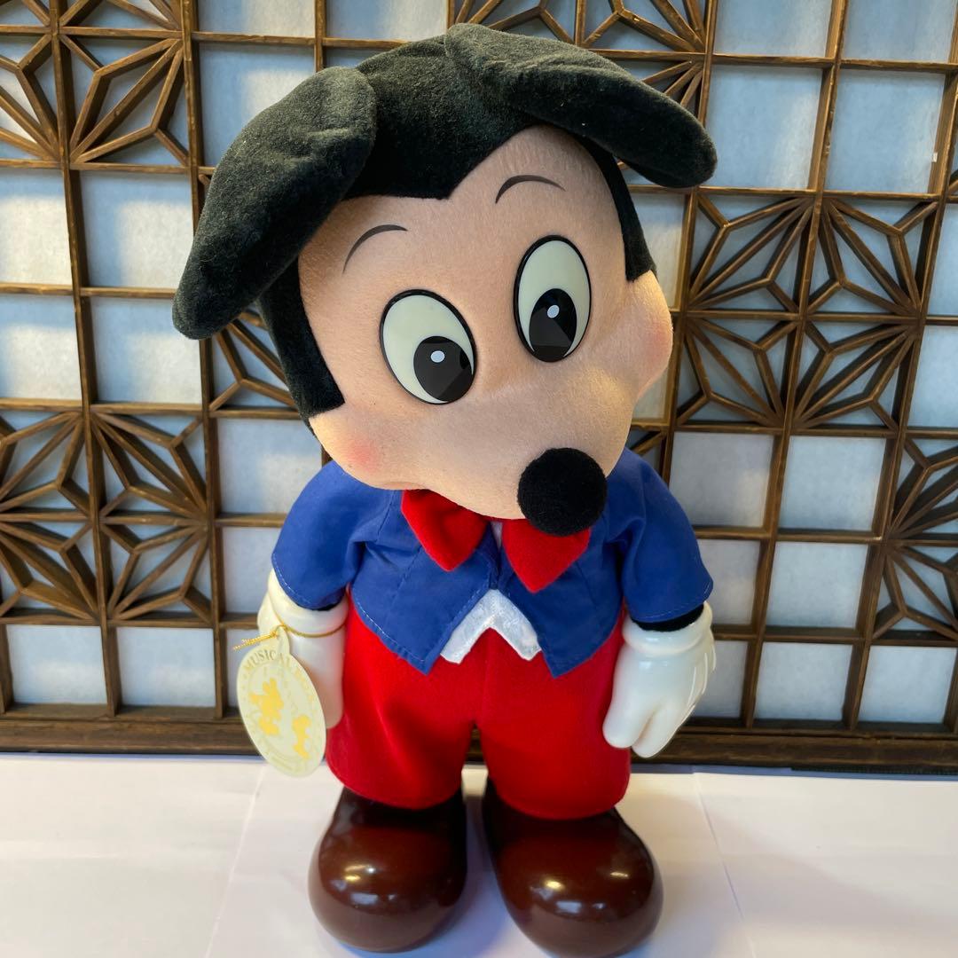 ミッキー ミニー オルゴール 首振り SANKYO