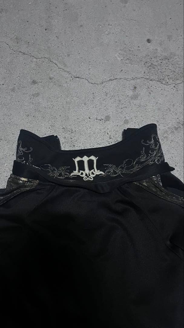 MIDAS パーカー archive V系 平成 ラメ 刺繍 蛇柄 光沢