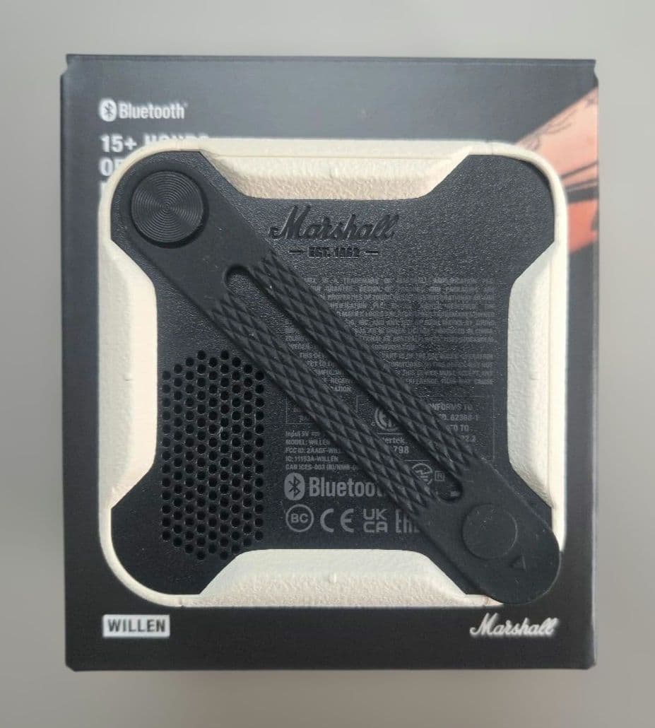 Marshall Willen ポータブルスピーカー Cream