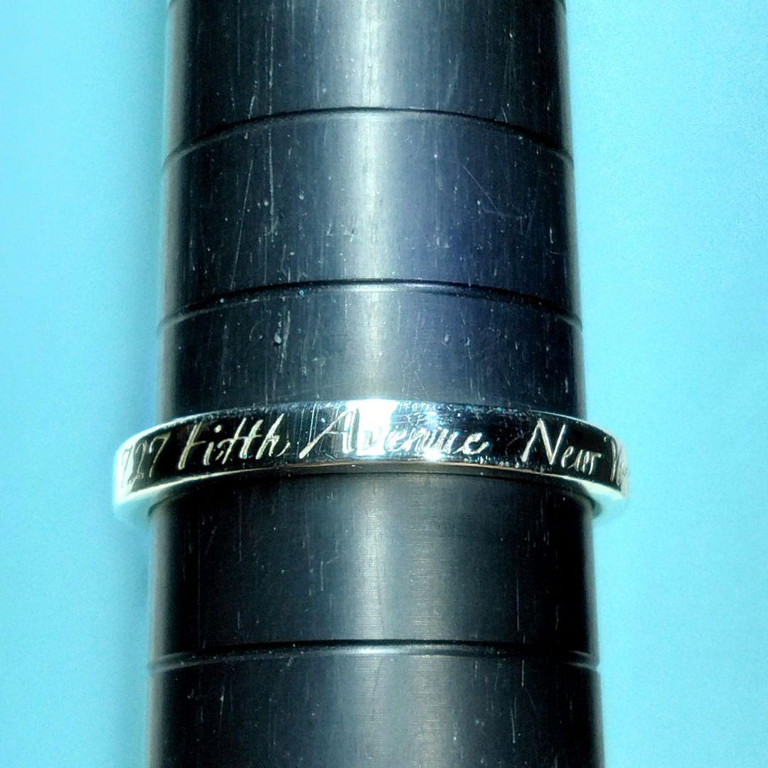 ティファニーノーツリング　20号 新品仕上げ　ほぼ無傷