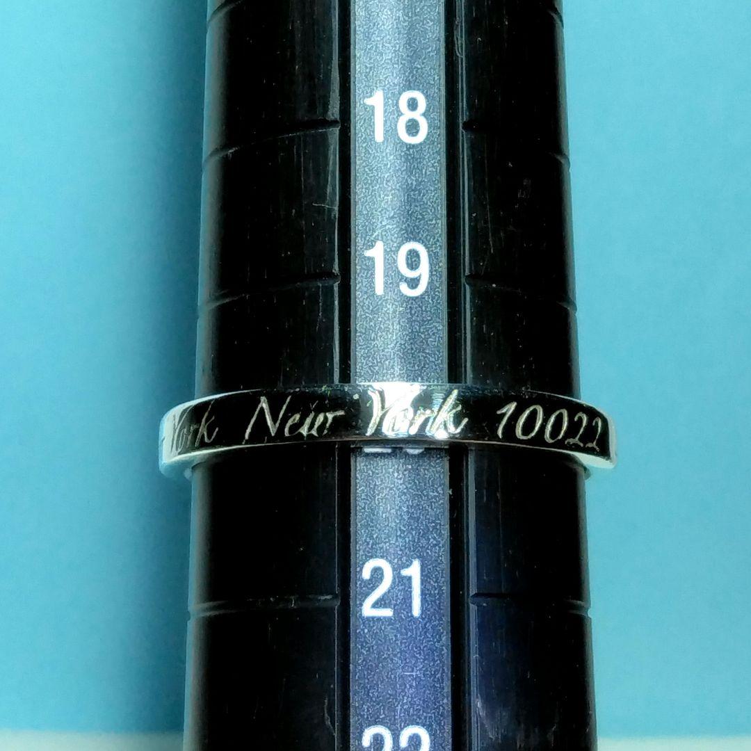 ティファニーノーツリング　20号 新品仕上げ　ほぼ無傷