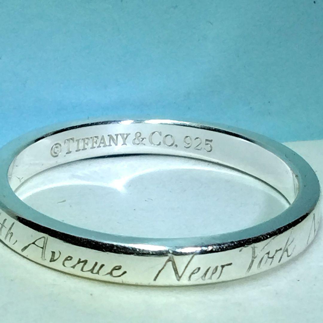 ティファニーノーツリング　20号 新品仕上げ　ほぼ無傷