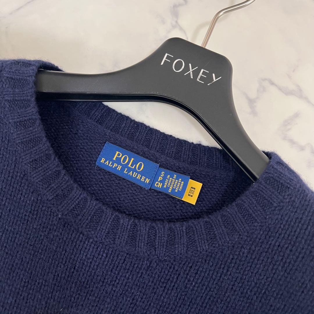 ポロラルフローレン ポロ ベア カシミヤ キャメル ニット セーター S