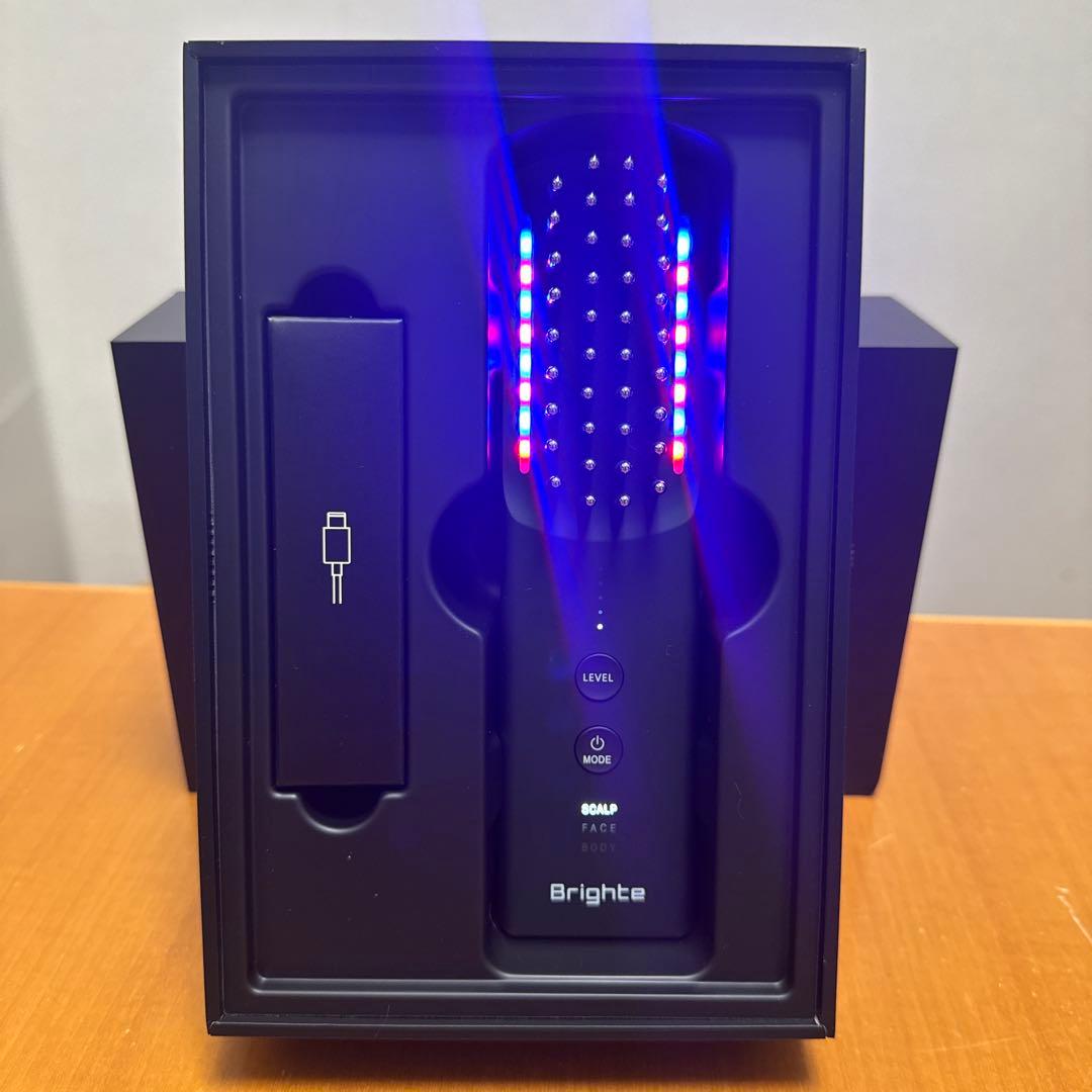 ブライト　エレキブラシプラス　エレキローション　シートマスク　ヘアスカルプブラシ