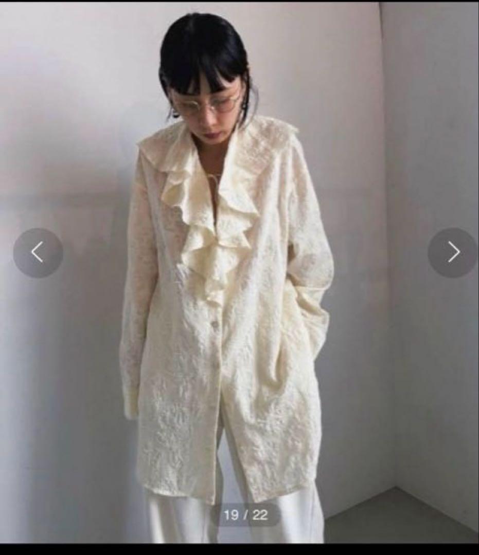 Ameri VINTAGE 2wayフリルシャツ