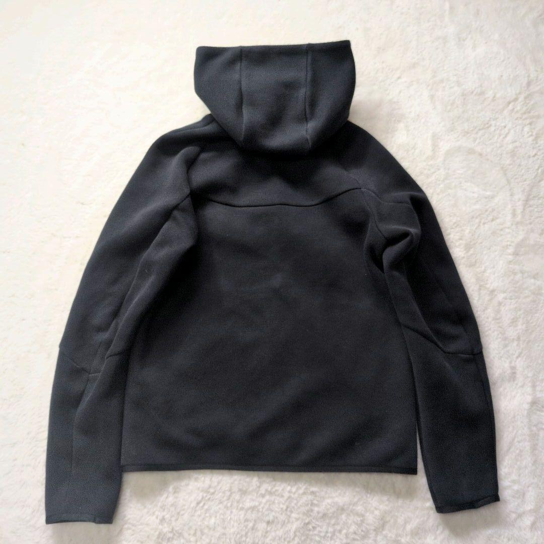 【希少】NIKE ナイキ テックフリース パーカー 赤タグ S 黒