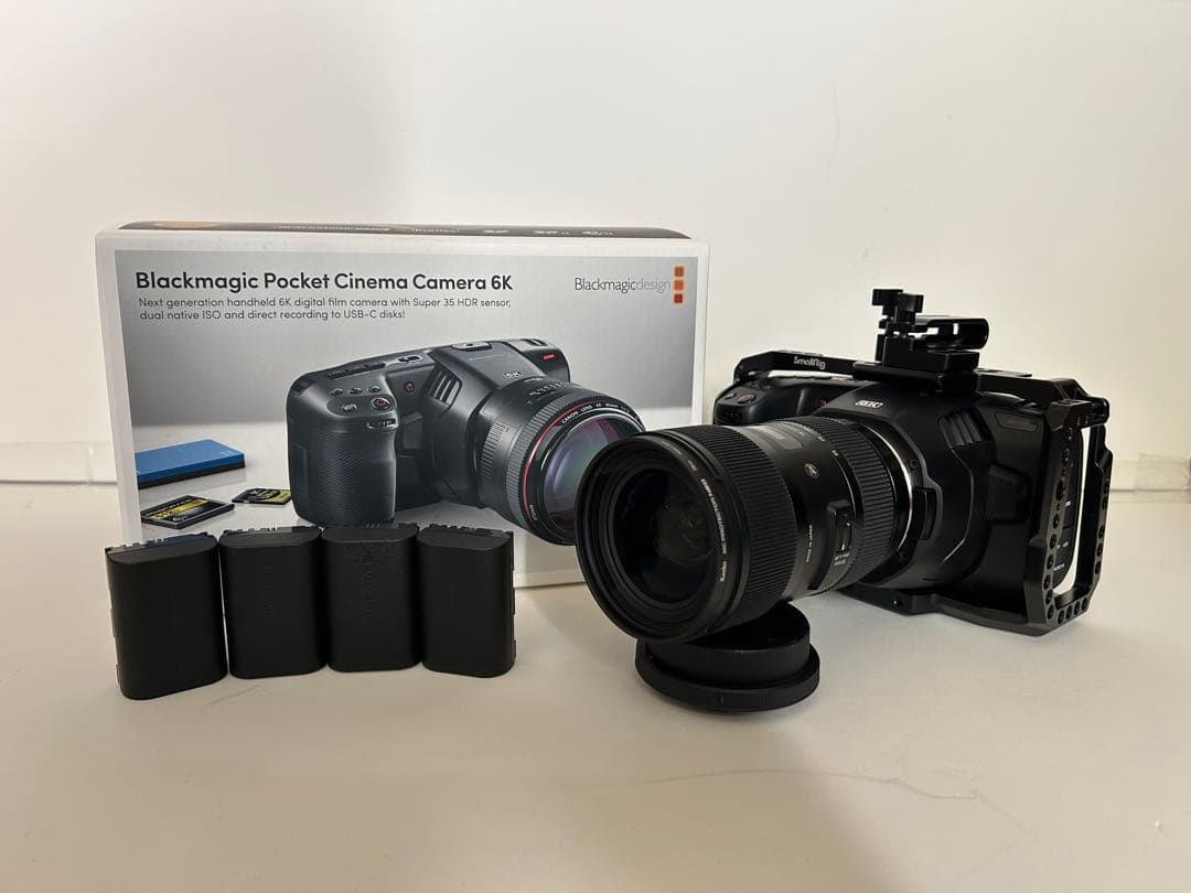 【超美品】BMPCC6K 本体 カメラ SIGMA18-35mmセット