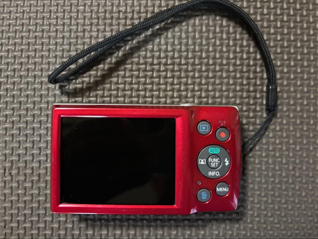 【ジャンク】Canon IXY180レッド コンパクトデジタルカメラ