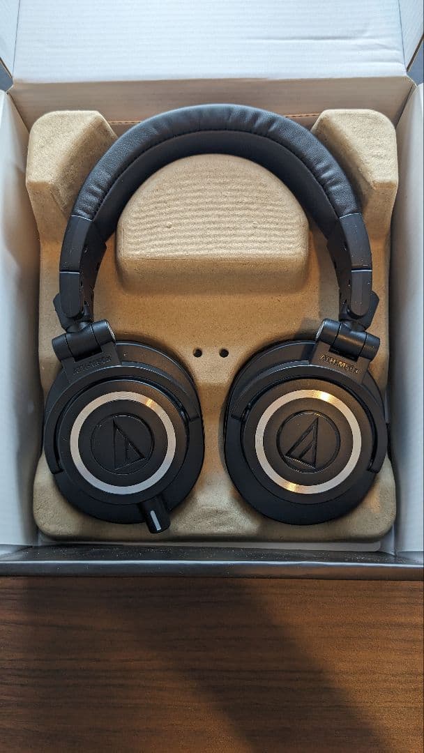 【美品・ほぼ未使用】ATH-M50x モニターヘッドホン ブラック