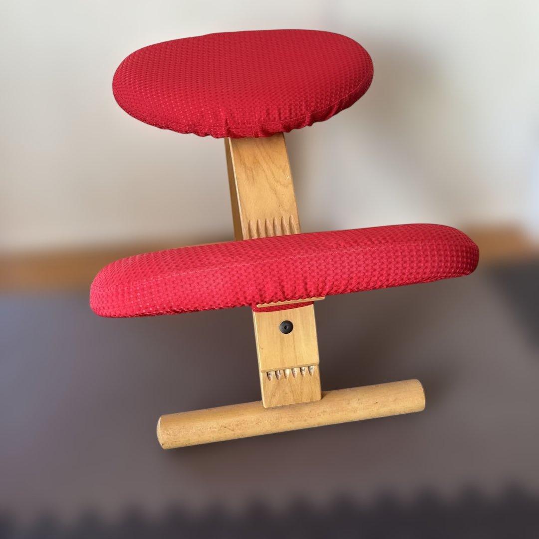 rybo チェア　サカモト　赤カバーつき❷