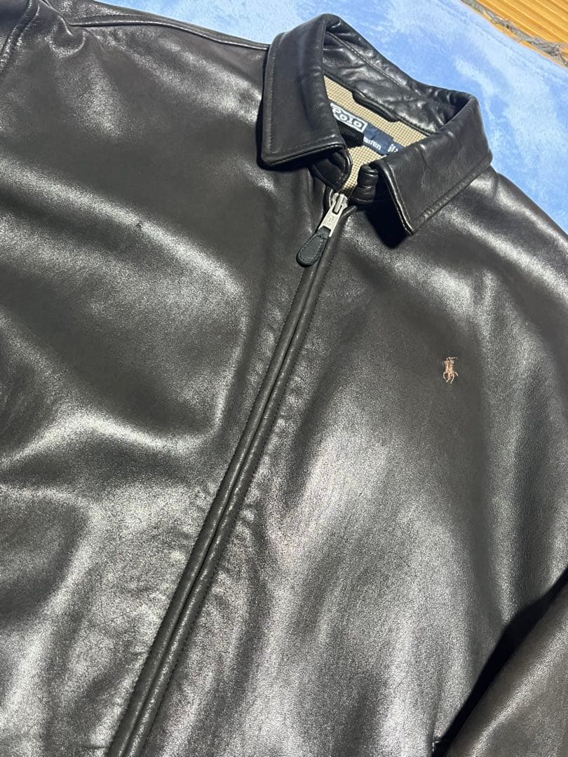 Polo by Ralph Lauren ブラウンレザージャケット M