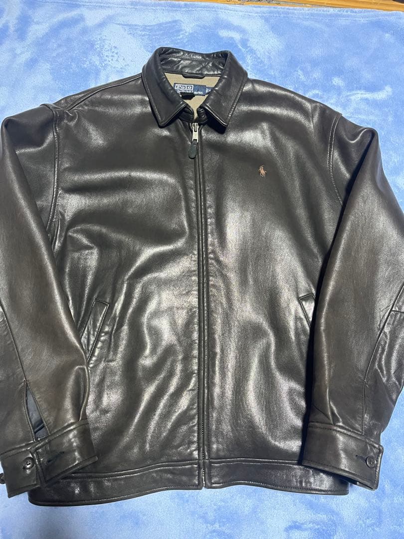 Polo by Ralph Lauren ブラウンレザージャケット M