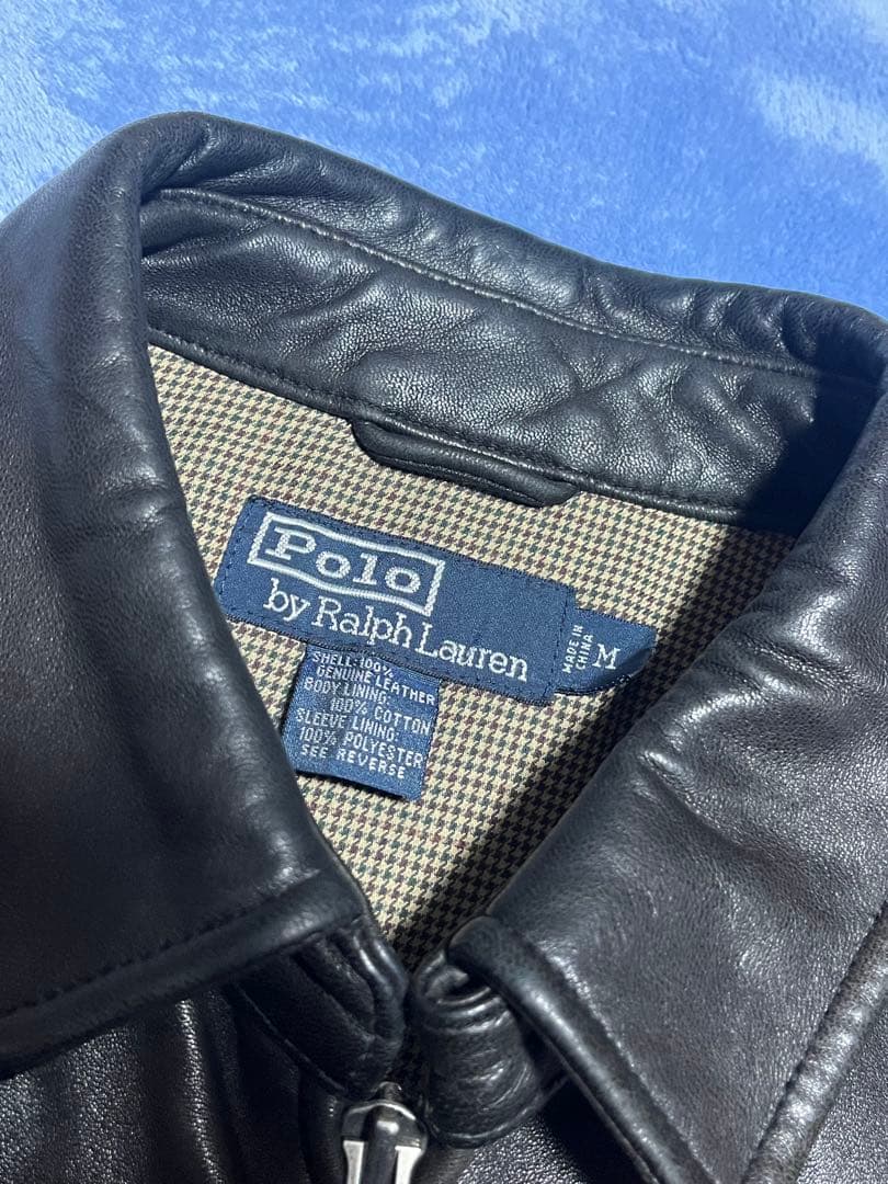 Polo by Ralph Lauren ブラウンレザージャケット M