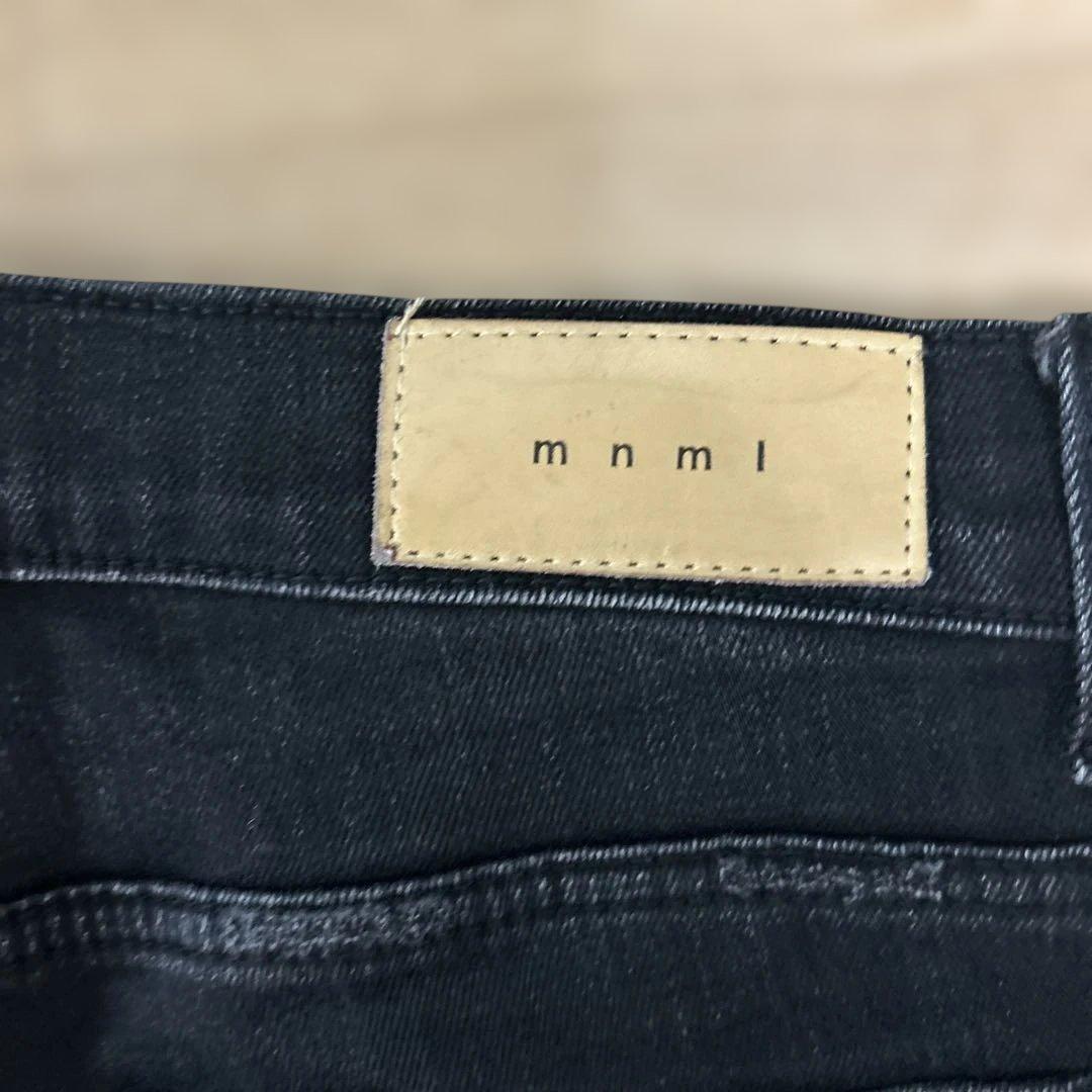 mnml ダメージ加工 スキニーデニム28