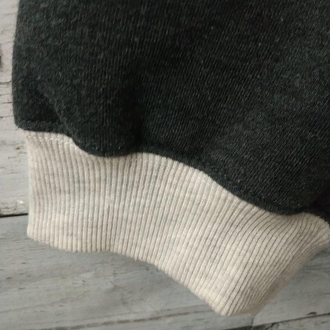 希少サイズ☆ショーンジョン 刺繍 センターロゴ フードロゴ リブライン パーカー