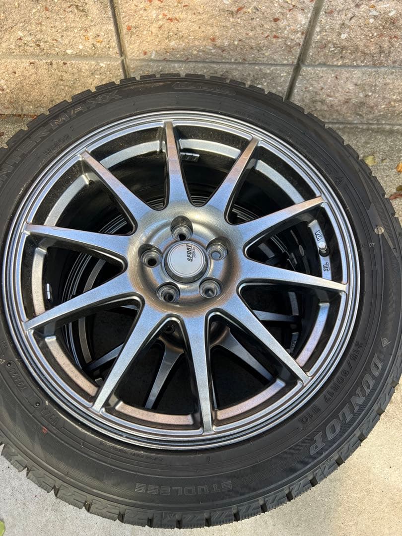 17インチ スタッドレス ホイールセットダウンロップ