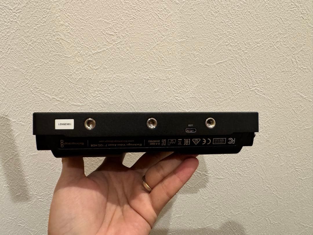 Blackmagic Video Assist 7インチ　12G HDR