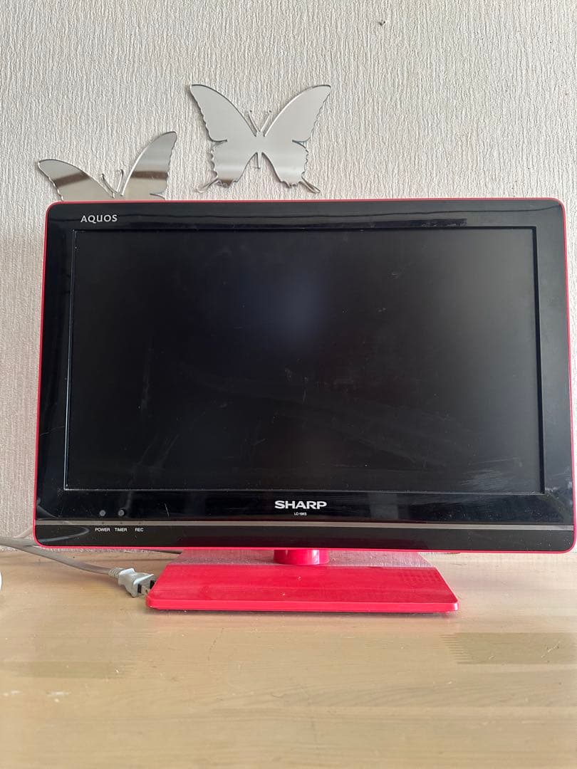 SHARP テレビ　ピンク