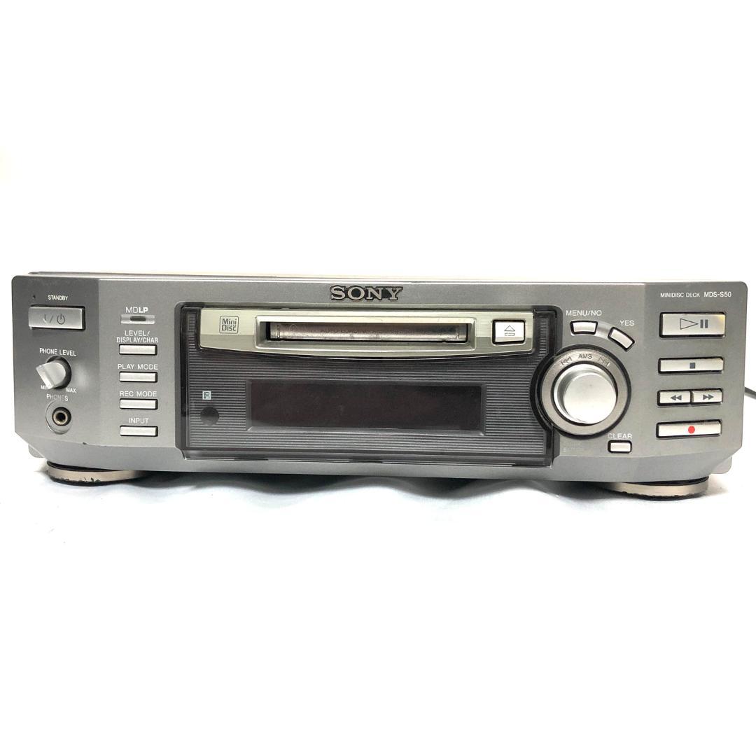 【送料無料】 SONY MINIDISC DECK MDS-S50 MDデッキ