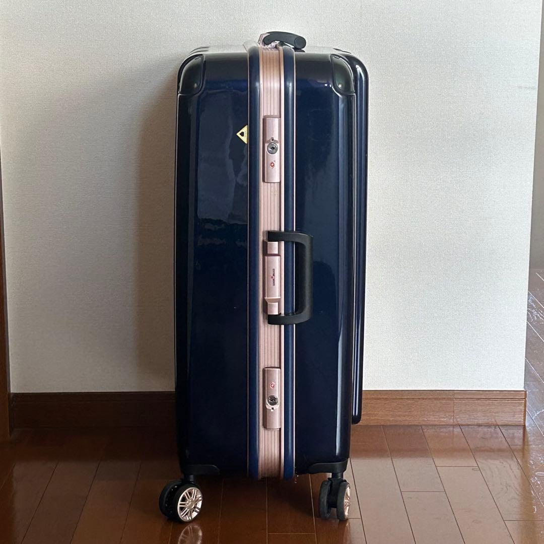 ネイビー ハードケース キャリーカート