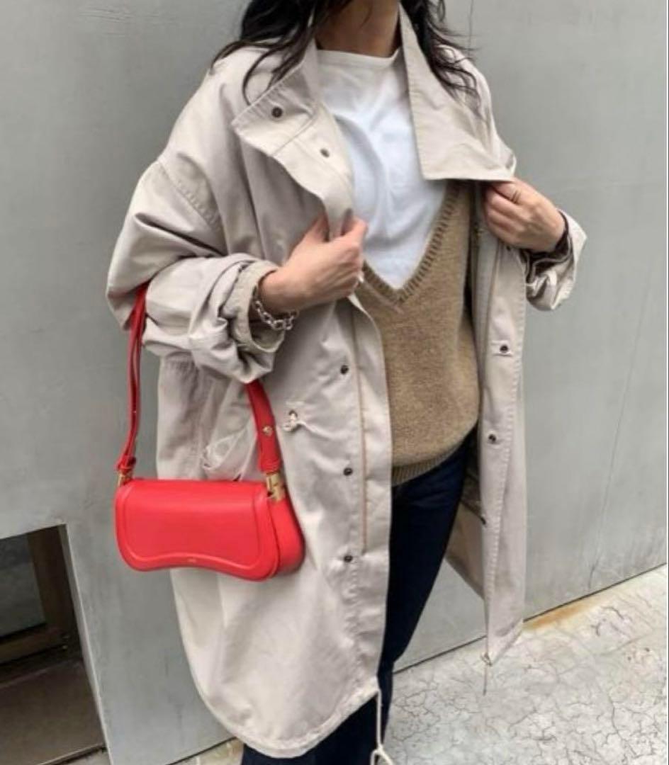 シーナリー　shenery C/Tツイルモッズコート ライトグレー