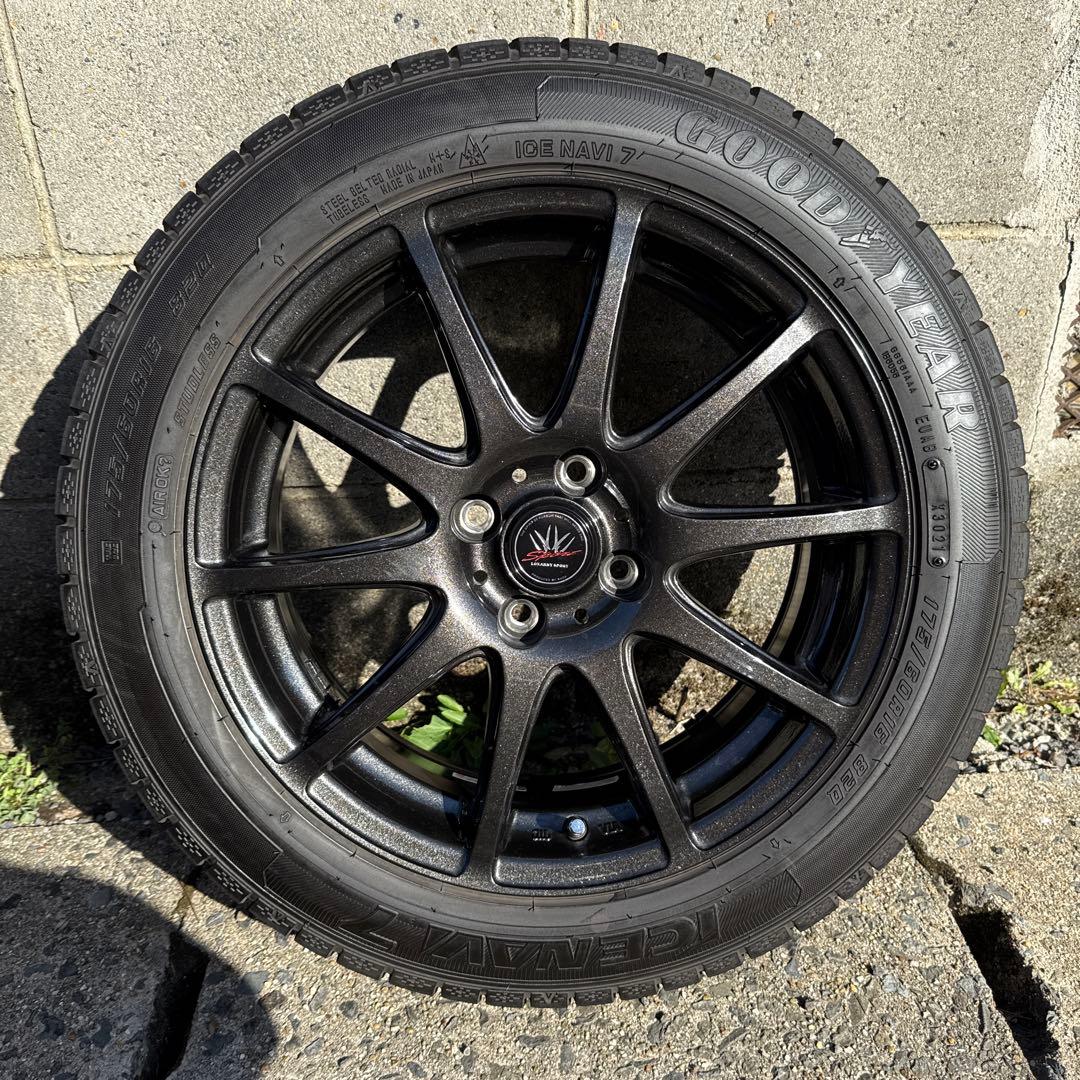 グッドイヤー アイスナビ7 175/60R16 スタッドレス・ホイールセット
