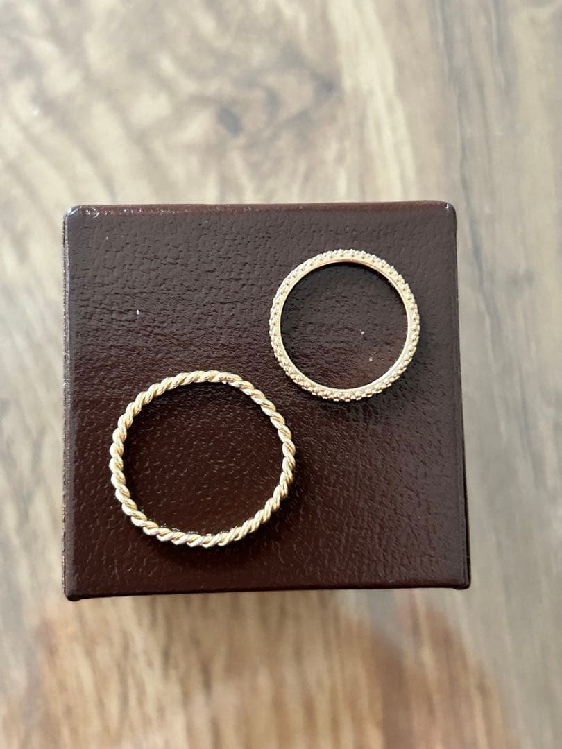 ヴァンドーム青山　K10アンティークシリーズ ツイストデザイン リング♯9