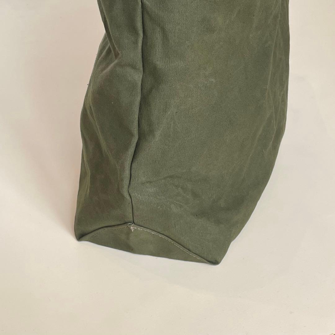 【ビンテージ】デッドストック　ミリタリー　トートバッグ　ダック生地　50s60s